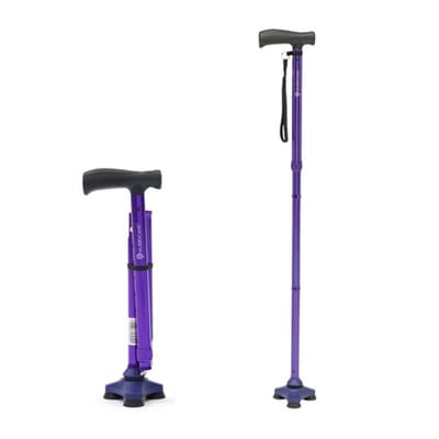 Opvouwbare Wandelstok Hurrycane 460 gram - Paars