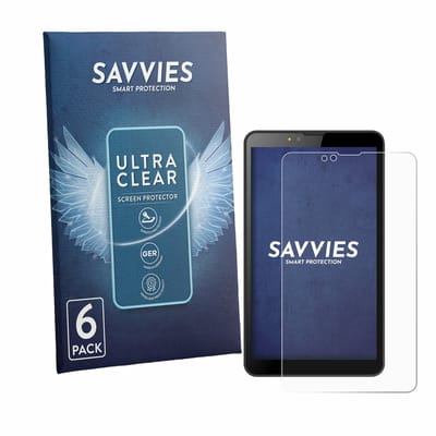 Savvies - Screenprotector voor Brave BT7X1 - Folie Beschermfolie transparant 6 Stuks