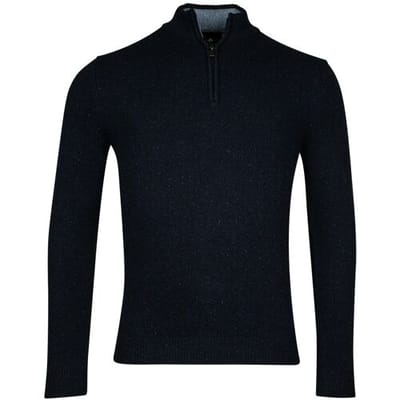 Baileys Trui Half Zip Faux-Uni Navy / male