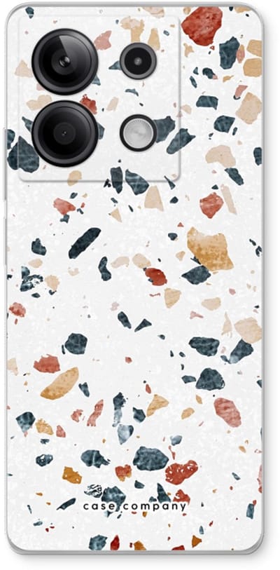 Case Company® - Hoesje geschikt voor Xiaomi Redmi Note 13 5G hoesje - Terrazzo N°4 - Soft Cover Telefoonhoesje - Bescherming aan alle Kanten en Schermrand