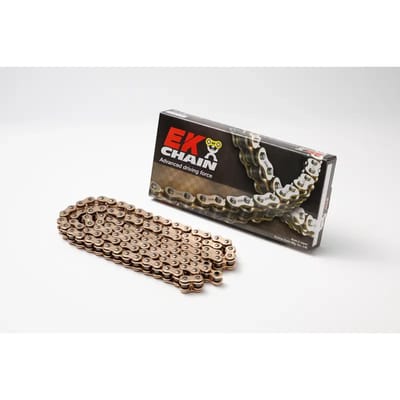 Chaîne motorijdoordrijving Qx-Ring met klinkverbinding EK Chain 520 SRX2