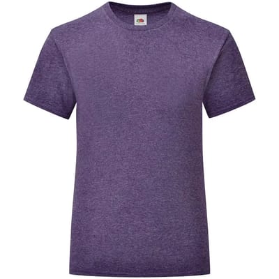 Meisjes-T-shirt Fruit of the Loom Iconic 150