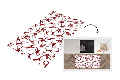 Keukenloper - Loper keuken - Patronen - Jungle - Aap - Dier - 120x60 cm - Keukenloper vinyl