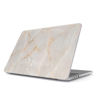 Burga Hardshell Cover voor de Apple MacBook Air 13 inch (2022 / 2024 M3 / 2025 M4 / 2026 M5) - Vanilla Sand