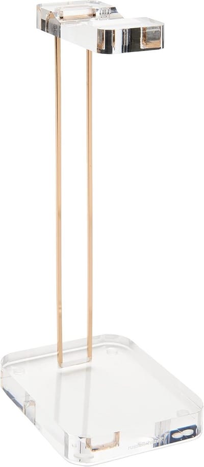 Acryl Hoofdtelefoon Stand met Gouden Hardware - Kantoor Accessoires