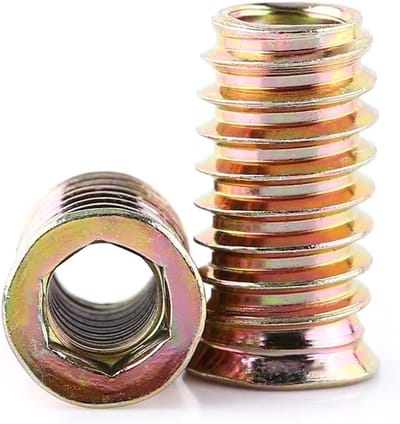 Duurzame hexagonale moer van koolstofstaal voor houtbewerking en meubelmontage (M8*25mm) met roestbescherming