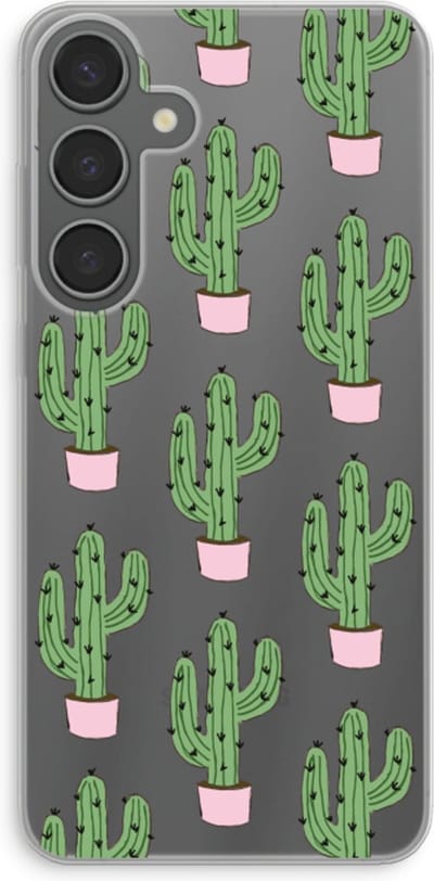 Case Company® - Hoesje geschikt voor Samsung Galaxy S24 Plus hoesje - Cactus Lover - Soft Cover Telefoonhoesje - Bescherming aan alle Kanten en Schermrand