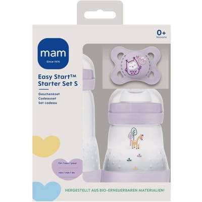 MAM - Easy Start Babyfles Starterset S - Anti-Koliek - BPA-Vrij - 0+ Maanden - Lila