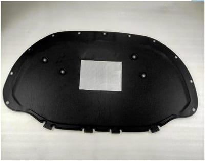 Geluidsisolatie Motorkap - Geluidsdempend Katoen - Motor Geluid Dempen - Warmte-isolerend - 25.4 x 12.7 x 5.1 cm - Zwart
