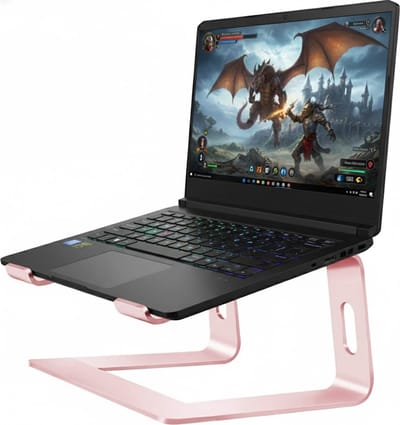 NBAP® Laptop Standaard - Laptop Stand - Verhoging -Roze