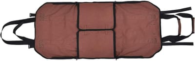 Brandhout Tas - Houtdrager Mand - Haardhout Opslag - Grote Capaciteit - 30x19x5 cm - Bruin