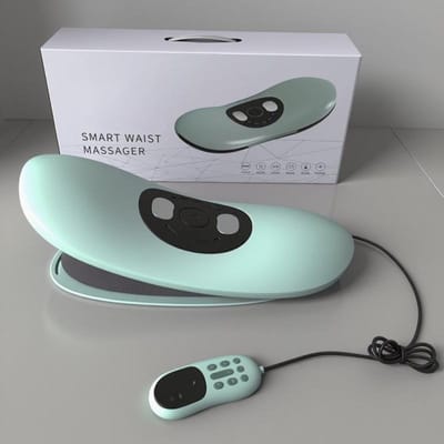 Elektrisch Lendenwervel Tractieapparaat Massager met Verwarmingsfunctie & Verstelbare Intensiteit, Elektrisch Opblaasbaar Rugstrekapparaat gray