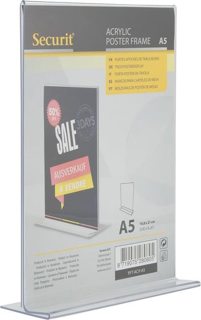 Securit® A5 acrylposterlijst