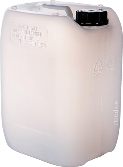 Jerrycan 12 liter | geschikt voor water | UN gekeurd | benzine | handig stapelbaar | food grade | inclusief dop | totaal te legen | noodpakket