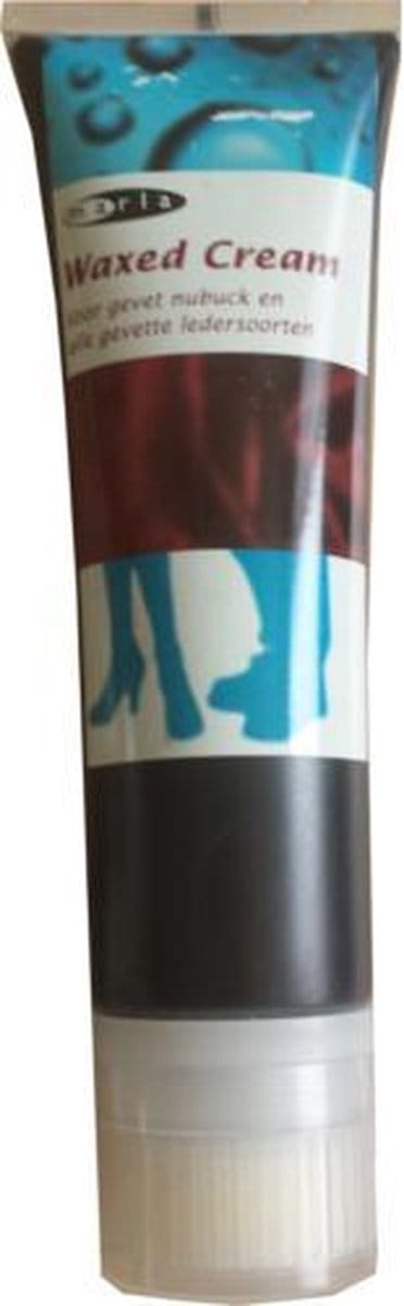 Marla Waxed Cream Zwart (Schoenonderhoud - Gevet Nubuck/Gevet Leer)