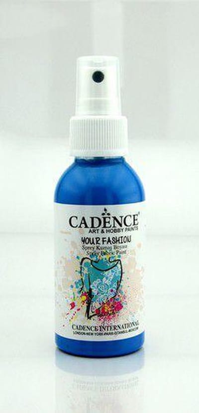 Cadence Fashion Spray Fabric Paint 100 ml Sea Blue