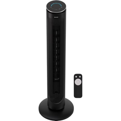 Auronic Torenventilator - Vloerventilator - Luchtkoeler - Ventilator Staand - 105 CM - 5 Snelheden - Met Afstandsbediening - Stille Ventilator - Fan - 45 dB - Zwart