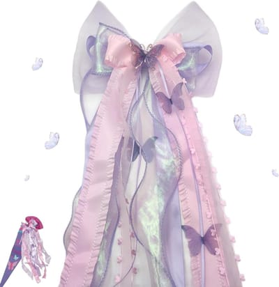 Roze Schooltas voor Kinderen, Ideaal voor School, Verjaardagen en Feestjes, 60x20cm, Met Decoratieve Satin Lussen