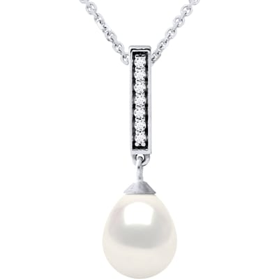 Ketting Water Pearl Rank Sweet White 5-6mm Sluiting 925