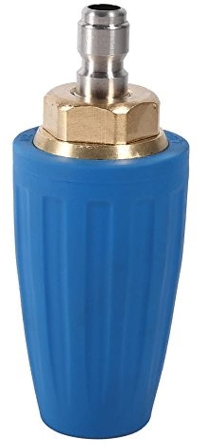 Allecto - Turbo Nozzle - Hogedrukreiniger Accessoire - 3000 PSI Krachtige Reiniging - Blauwe Messing Draad - Efficiënt Schoonmaken - Geschikt voor ...