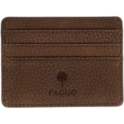 Leren kaarthouder Faguo