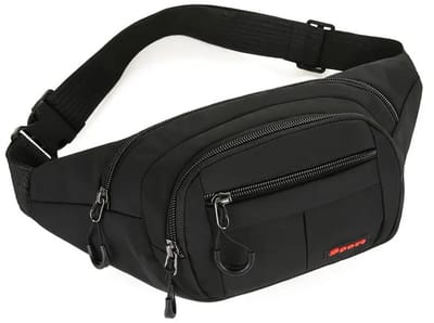 Livano Heuptas - Heuptasje - Heuptasjes - Money Belt - Dames - Heren - Festival - Wandelen - Fanny Pack - Zwart