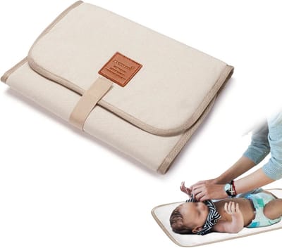 Nifkos -Baby Verschoonmatje - Verschoningsmatje Voor Onderweg - Draagbaar Verschoonmatje - Waterbestendig -