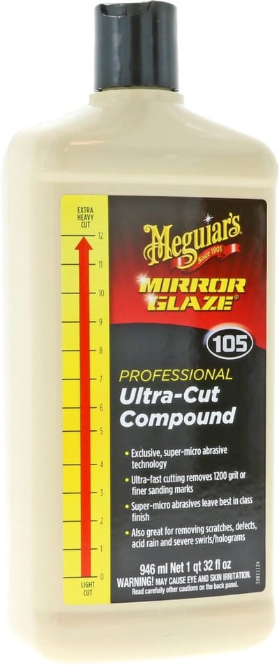 Meguiar's Mirror Glaze Ultra Cut Compound - Polijstpasta 946ml