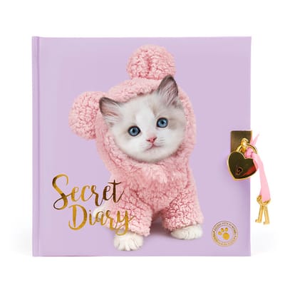 Studio Pets® Dagboek met Slotje - Ragdoll Mousie Kat Editie