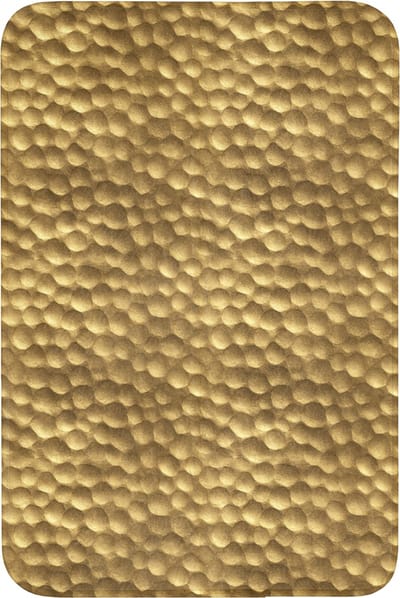 Badmat 60x90 cm - Antislip - Metaal - Dynamisch - Goud - Badmatten voor badkamer - Badkamermat - Douchemat - Badkamer mat