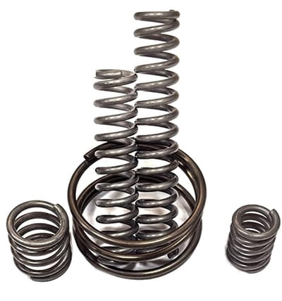 Drukveer - Compressieveer - Ondersteuning Machines - Verenstaal 65Mn - 25mm x 30-40mm - Metaal