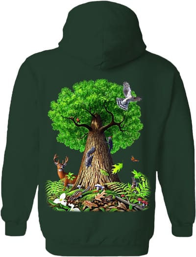 Levensboom Dieren Tree Of Life Animals The Coloured House Hoodie L
