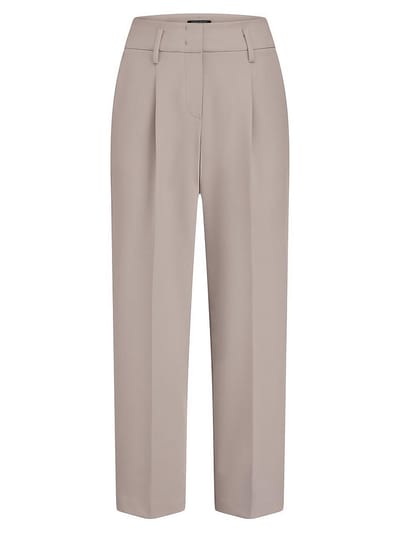 Wide Fit-7/8-broek Van Fadenmeister Berlin beige
