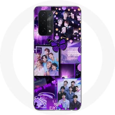 Oppo A54 5G BTS Concept hoesje paars
