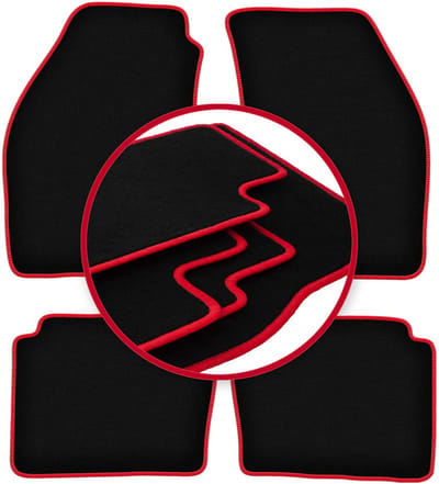 CARLUX-RED automatten voor: Suzuki Baleno I hatchback, sedan, stationwagen (1995-2007)
