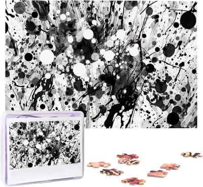 Gepersonaliseerde Puzzel - Foto Legpuzzel - Ontspanning en Cadeau - 1000 Stukjes Hout - 749 x 50 cm - Zwart-wit