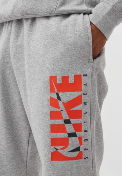 Nike heren sportbroek in grijs
