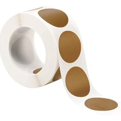 300 stuks ronde zilveren krasstickers, krasetiketten, stickers voor feestactiviteiten, gunsten, briefpapierstickers goud