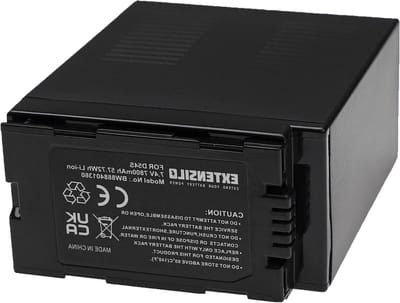 Camcorder Batterij - Accu Reservebatterij - Opnemen Video's - Hoge Capaciteit - 7800 mAh - Zwart