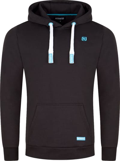 riverso Heren trui RIVLinus regular fit Zwart S Volwassenen hoodie / capuchon trui