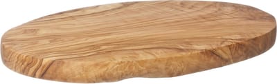 Cosy & Trendy Plank - Olijfhout - Ovaal - Ø 25cm