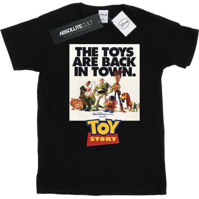 Disney Heren Toy Story Movie Poster T-Shirt (Zwart)