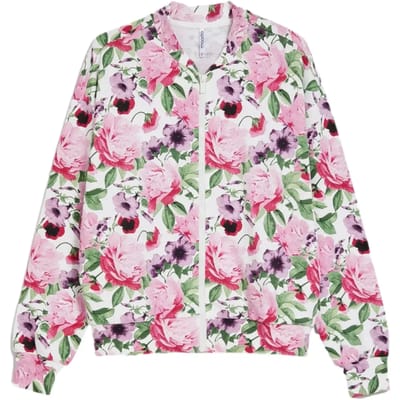 Damessweatshirt met rits Moodo L-BL-4901