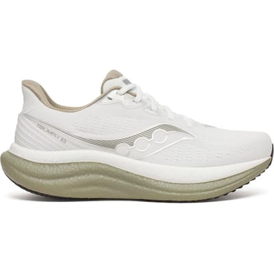 Saucony Triumph 23 Neutrale schoen Heren-wit, kaki