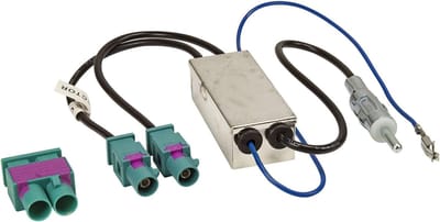 Antenne Adapter - Diversiteit Kabel - Auto Radio - Met Fantoomvoeding - 135 x 12 x 22 cm