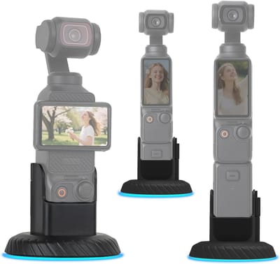 Magnetische Basis Steun voor Handgreep en Huis Cage, Geschikt voor Auto, Vloggen en Time Lapse, Antislip Accessoires voor Osmo Pocket 3