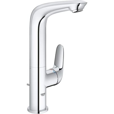 GROHE Eurostyle News wastafelkraan L size met zijbediening met waste met gesloten greep chroom