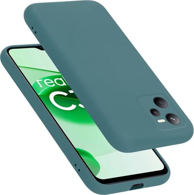 Cadorabo Hoesje geschikt voor Realme C35 / Narzo 50A PRIME in LIQUID GROEN - Beschermhoes gemaakt van flexibel TPU silicone Case Cover