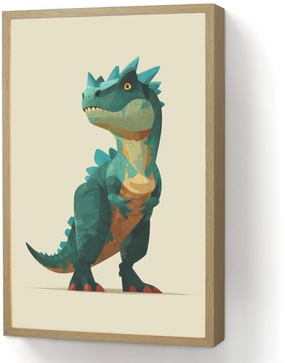 Wandlamp 40x60 cm - Oplaadbaar - Stekels - Dino - Blauw - Gespierd - Wandlampen binnen woonkamer - Slaapkamer lamp - Decoratieve nachtlamp - Vloerlamp draadloos