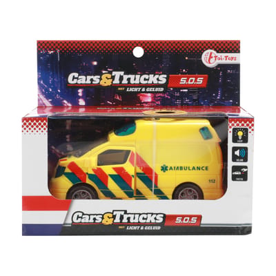 Cars & Trucks Frictie Ambulance (NL) met Licht en Geluid